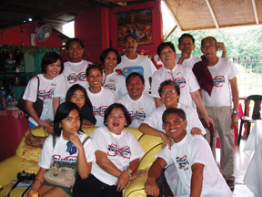 Recently Our Lady's Missionary Sr. Norma Samar (far right, second row from bottom)vacationed with family and friends in the Philippines. While there, she visited OLM Sisters in Cagayan de Oro, Mindanao. She also visited Southern Leyte where the mission began in the 1960s. Now in Canada, she hopes to begin a new ministry.